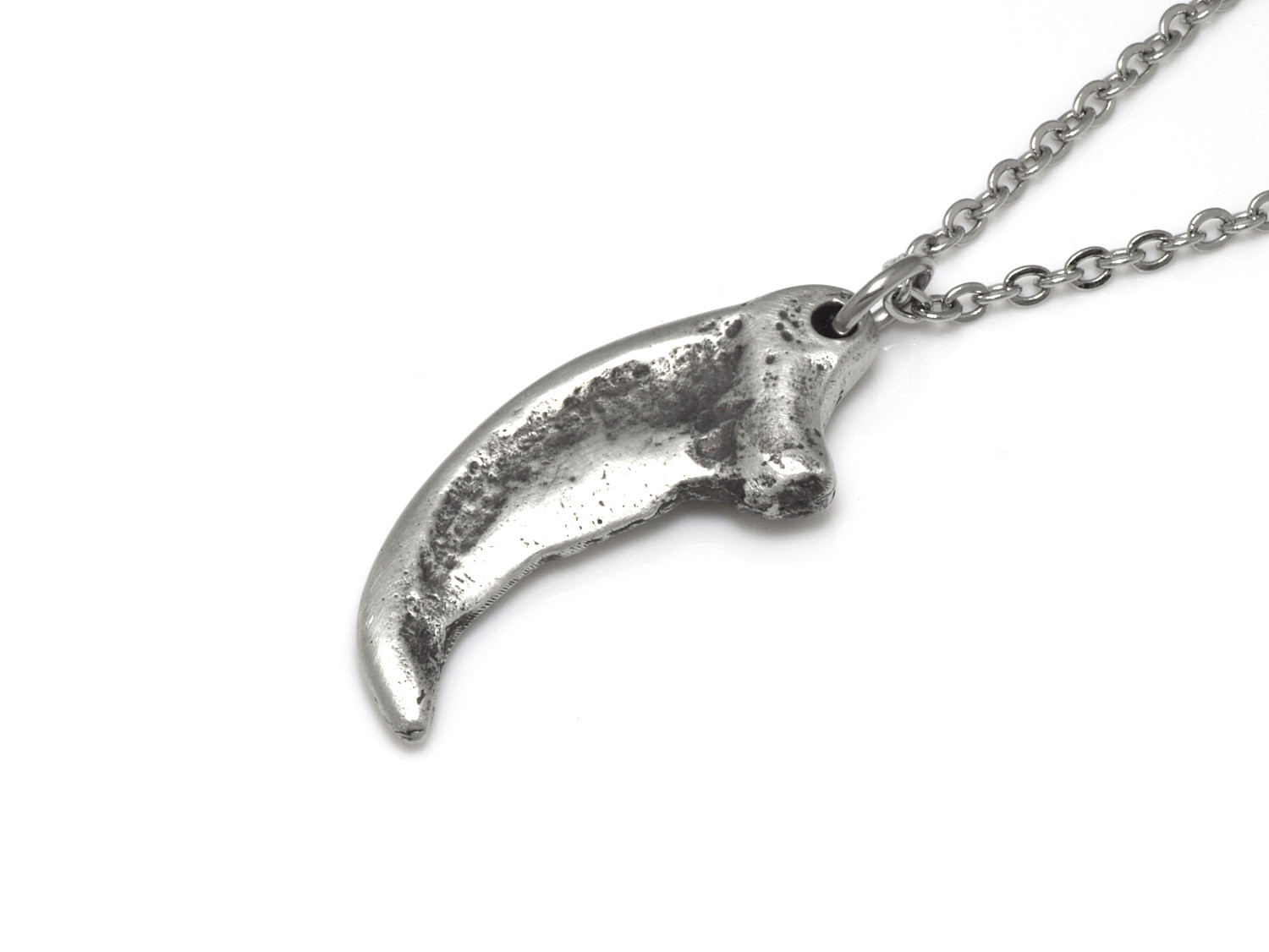 Komodovaranklo Halsband, Ödla Smycke i Tenn - 2