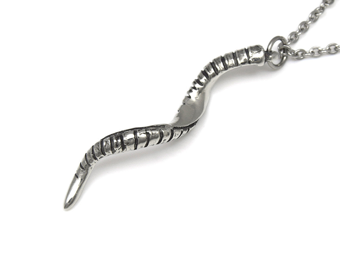 Kuduhorn Halsband, Kudu Smycke i Tenn - 2