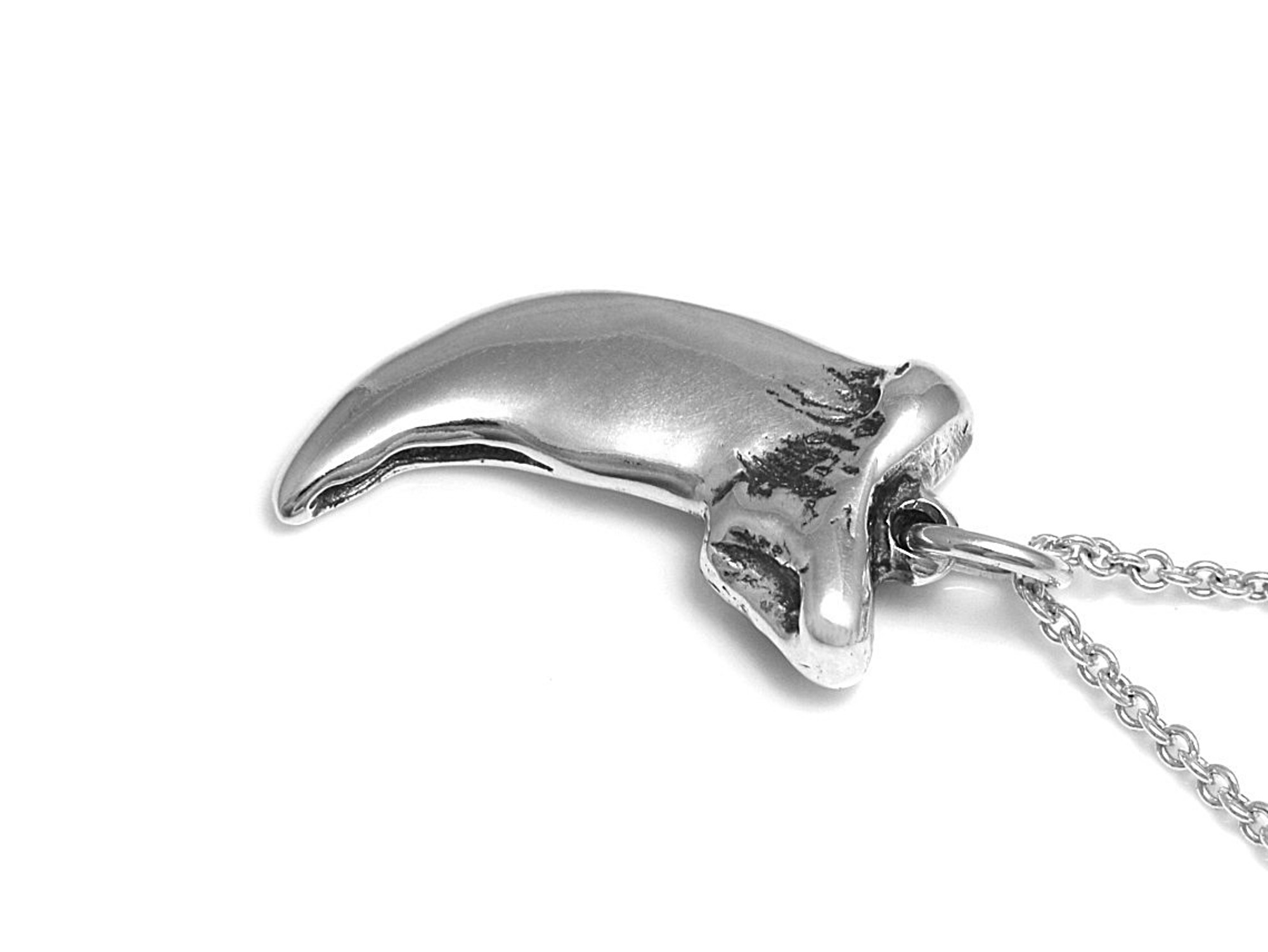 Vargklo Halsband, Varg Smycke i Silver - 3