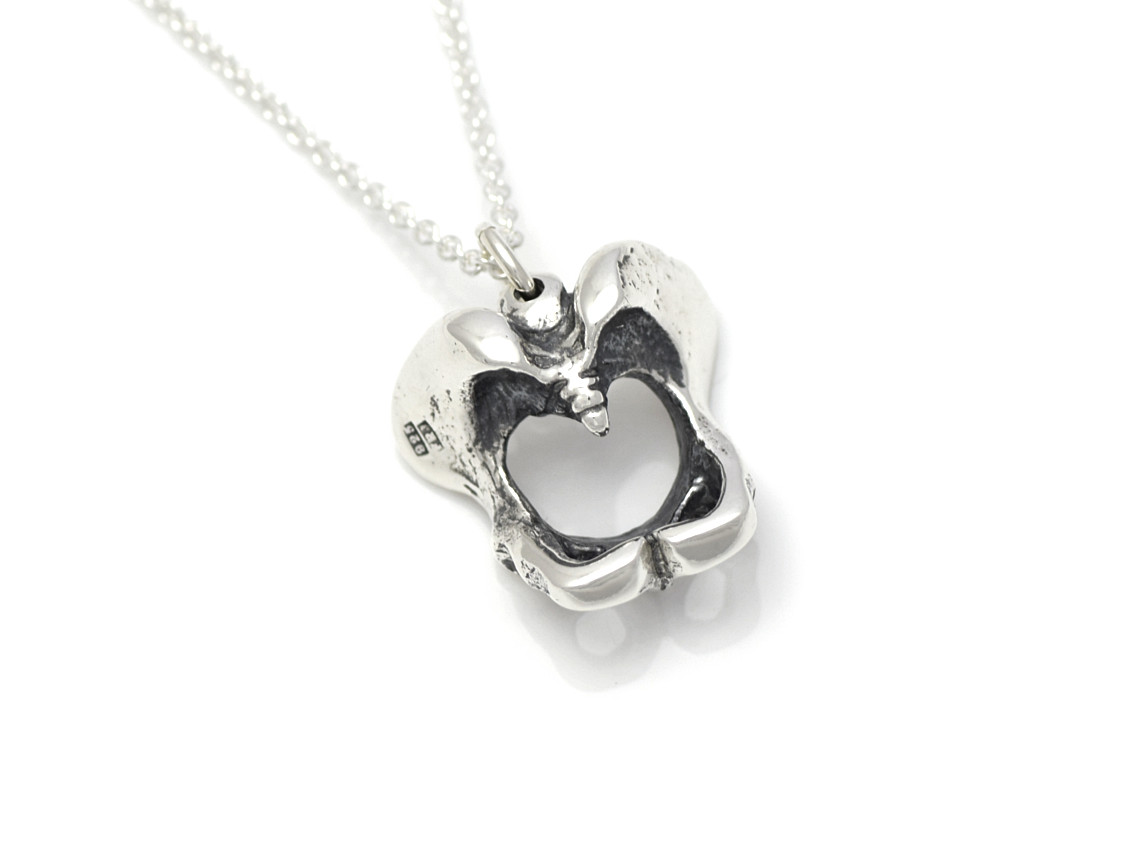 Bäcken Halsband, Anatomiskt Smycke i Silver - 3