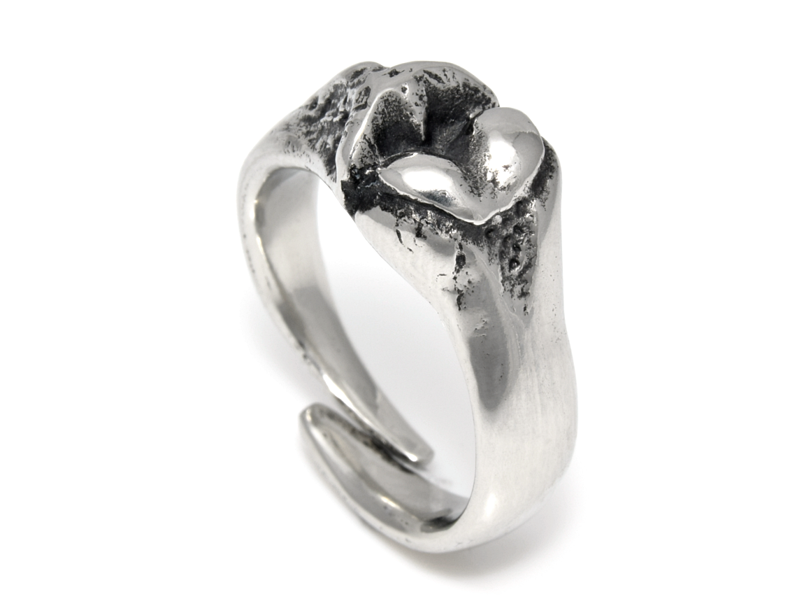 Lårben och Smalben Ring, Anatomi Smycke i Tenn - 3