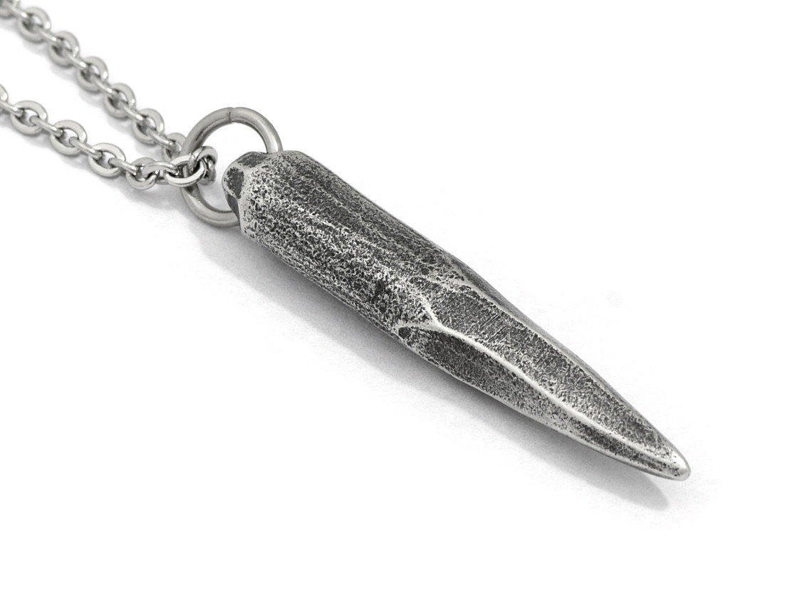 Vampyrpåle Halsband, Goth Smycke i Tenn