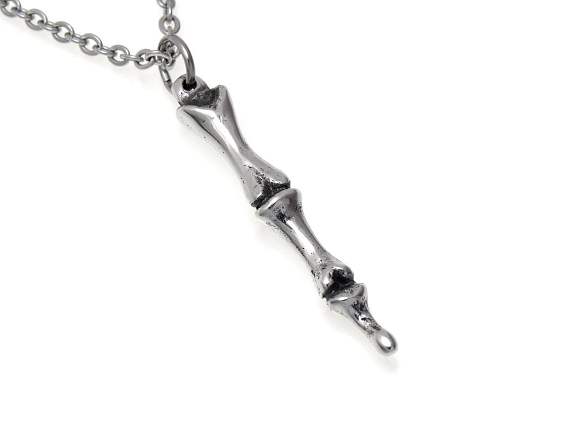 Fingerben Halsband, Anatomiskt Smycke i Tenn