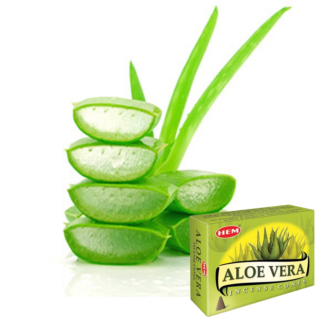 Aloe Vera Rökelsekoner HEM