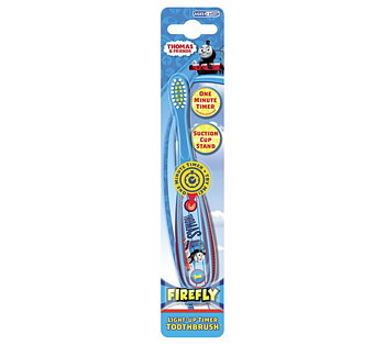 Thomas Firefly tannbørste med timer og sugekopp