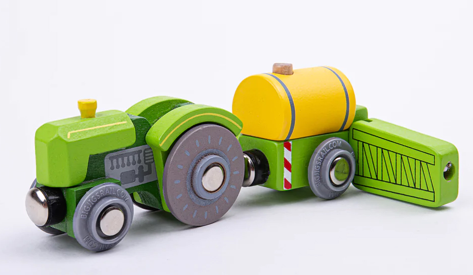 Traktor og sprøyte (tretog)