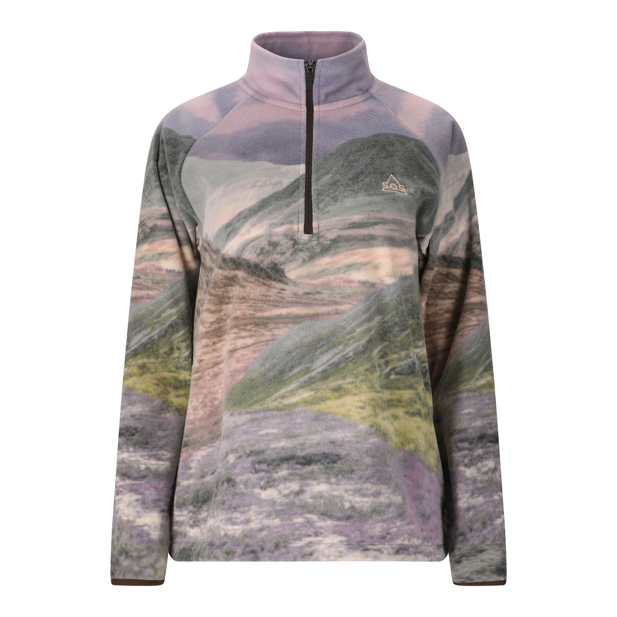 Sos Exo Printed Half Zip Fleece W Fleecetröja