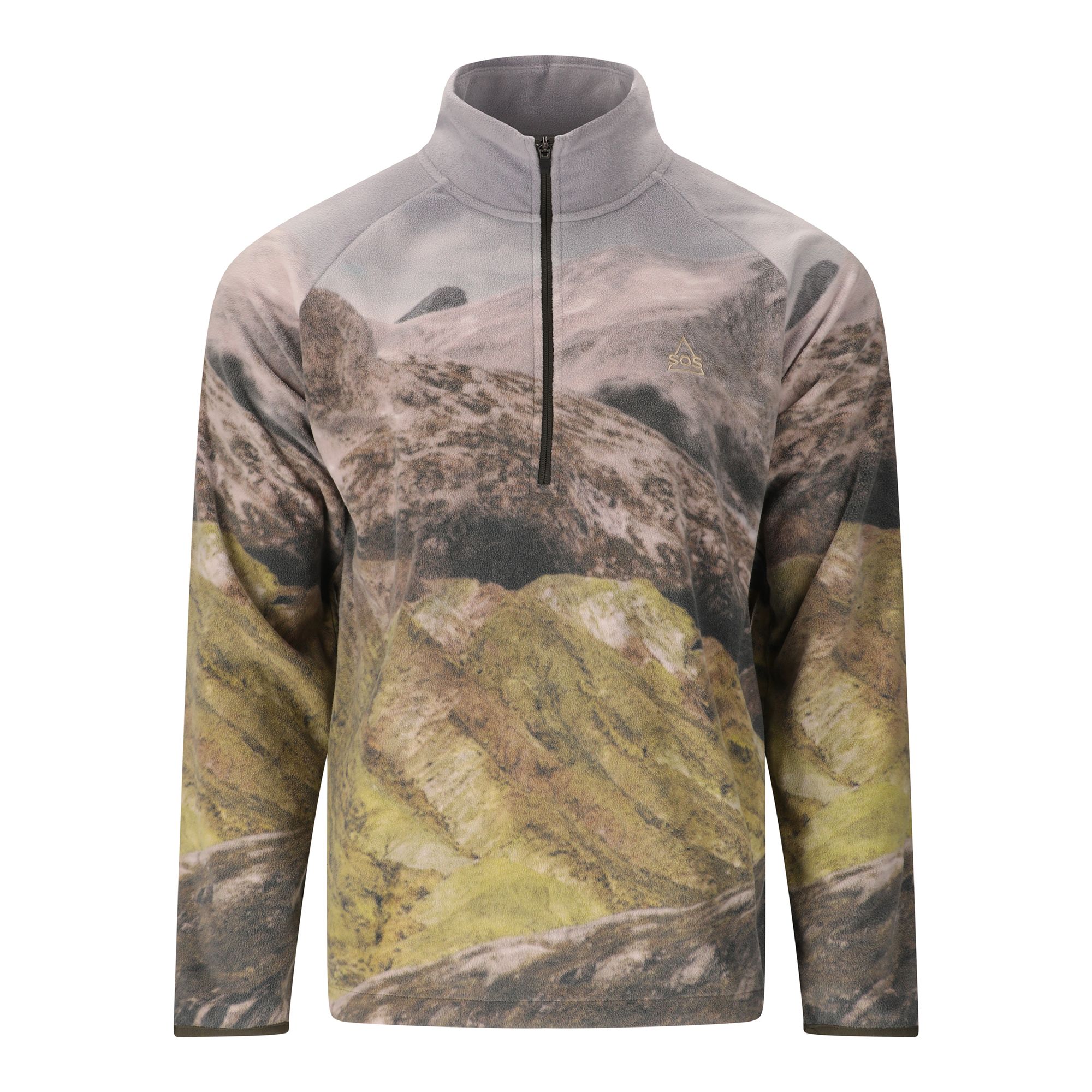 Sos Exo Printed Half Zip Fleece M Fleecetröja
