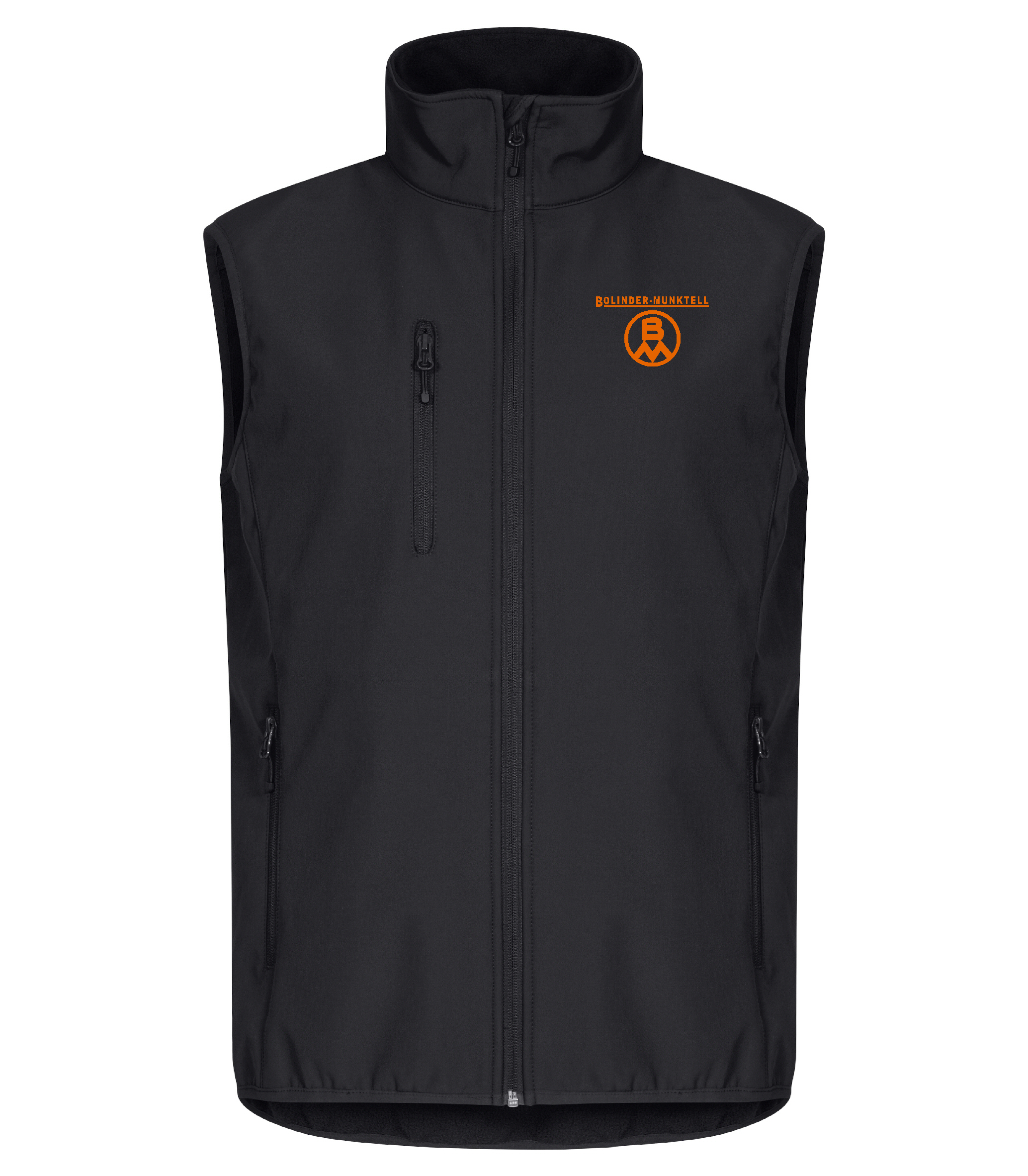 Softshell Väst "Bolinder Munktell" - Svart