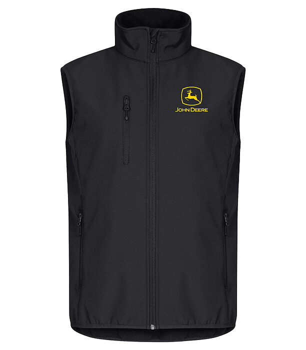 Softshell Väst "John Deere" - Svart
