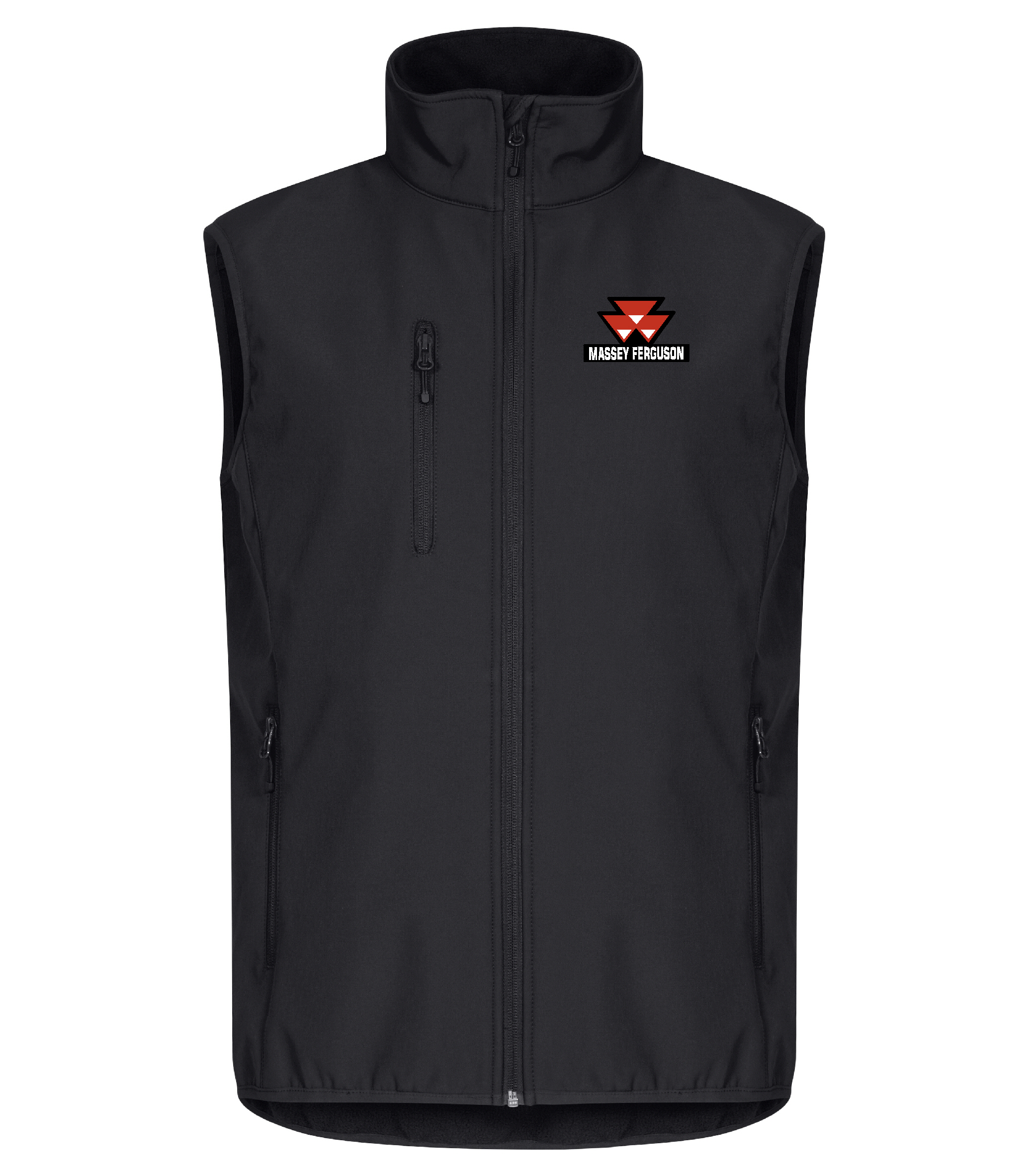 Softshell Väst "Massey Ferguson" - Svart