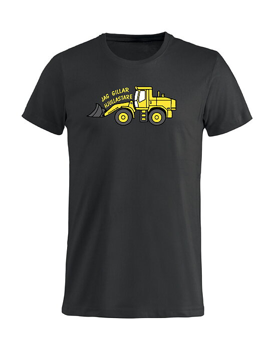 T-Shirt Barn *JAG GILLAR HJULLASTARE* - SVART
