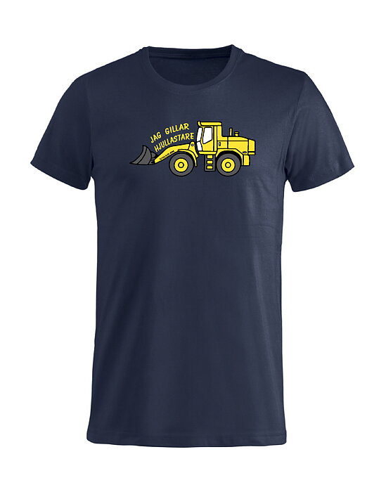 T-Shirt Barn "JAG GILLAR HJULLASTARE" - Mörkblå
