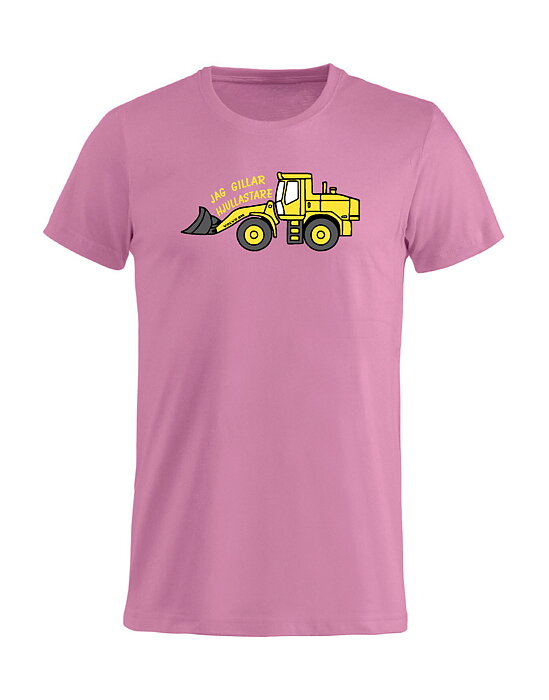 T-Shirt Barn *JAG GILLAR HJULLASTARE* - Rosa