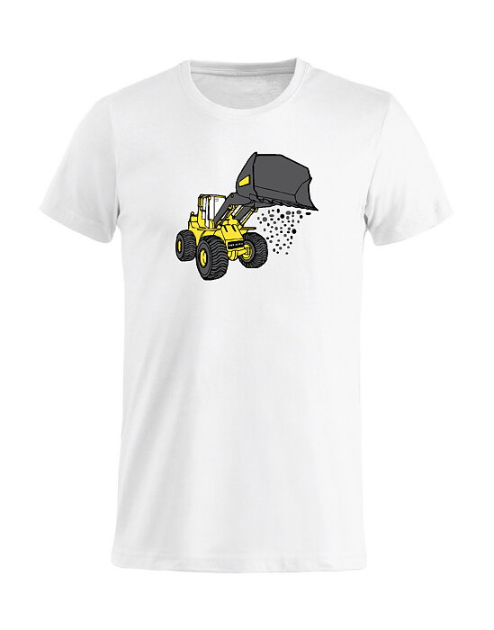 T-Shirt Barn *HJULLASTARE* - Vit  