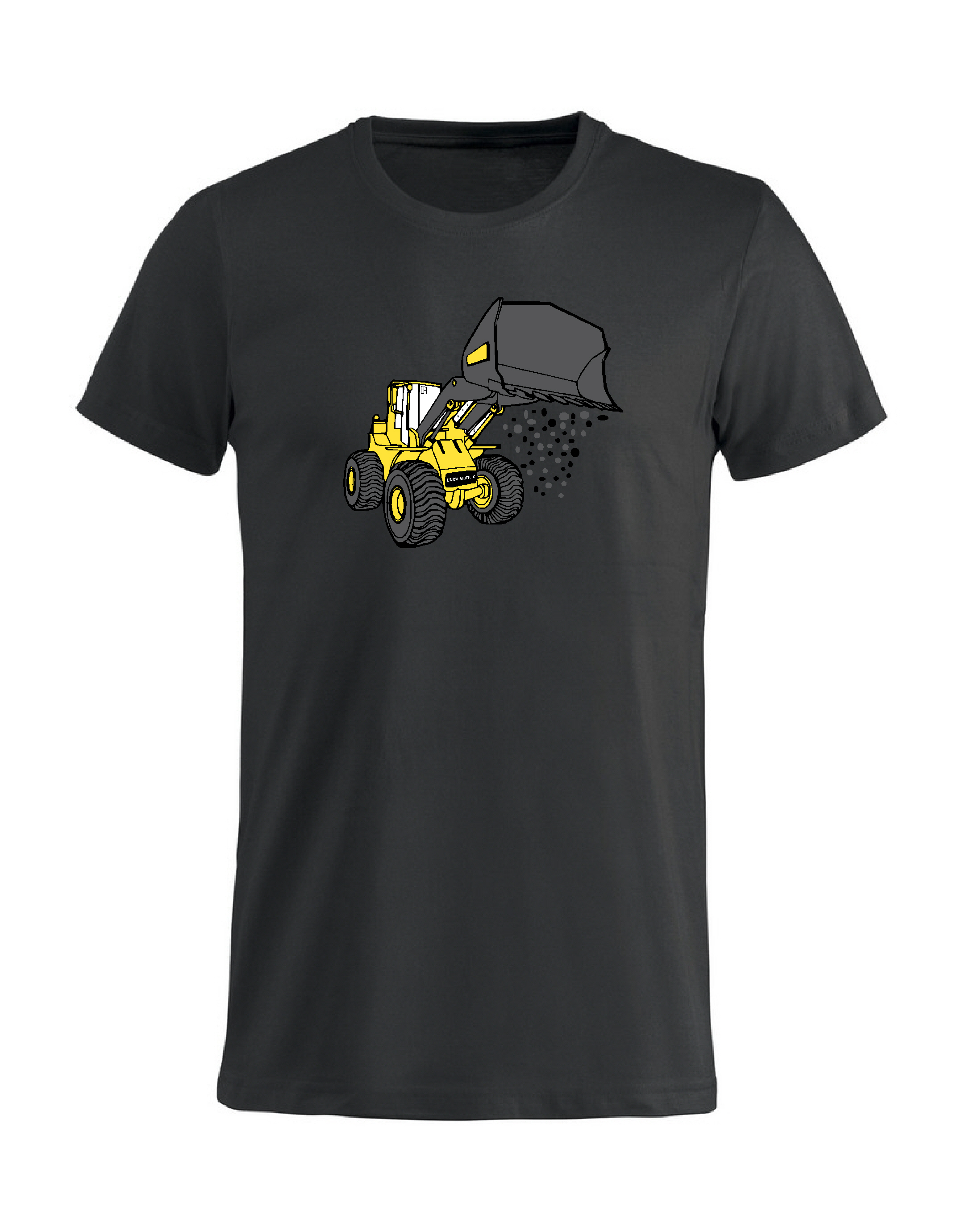 T-Shirt Barn *HJULLASTARE* - Svart