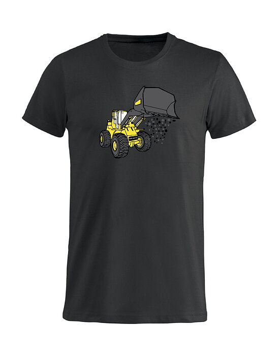 T-Shirt Barn *HJULLASTARE* - Svart