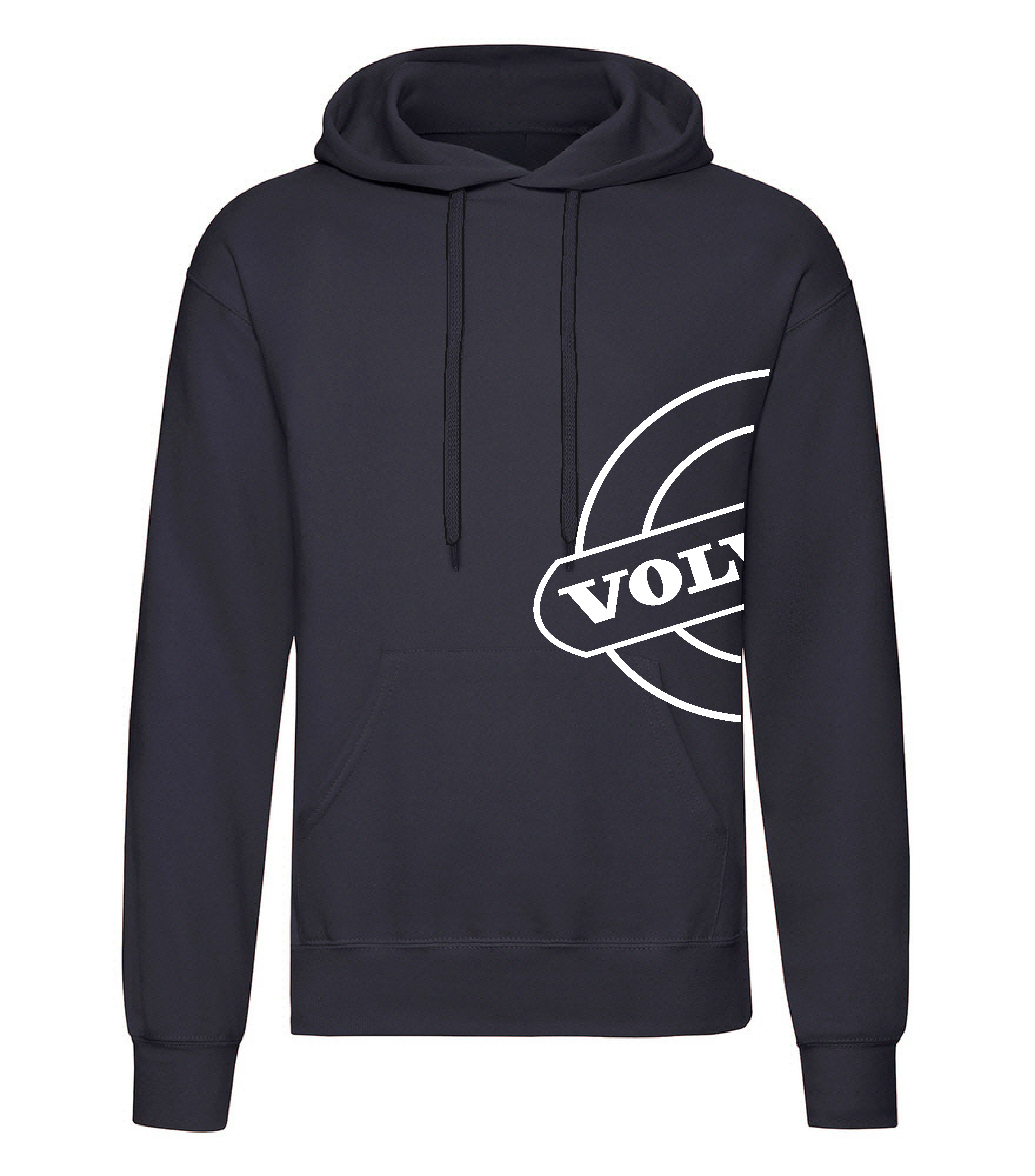 Huvtröja Volvo BM  "Logo cut"