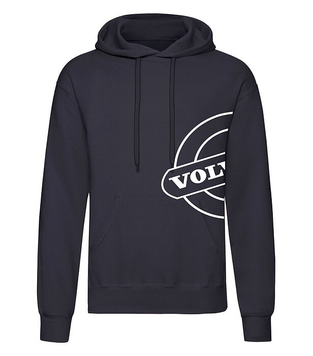 Huvtröja Volvo BM  "Logo cut"