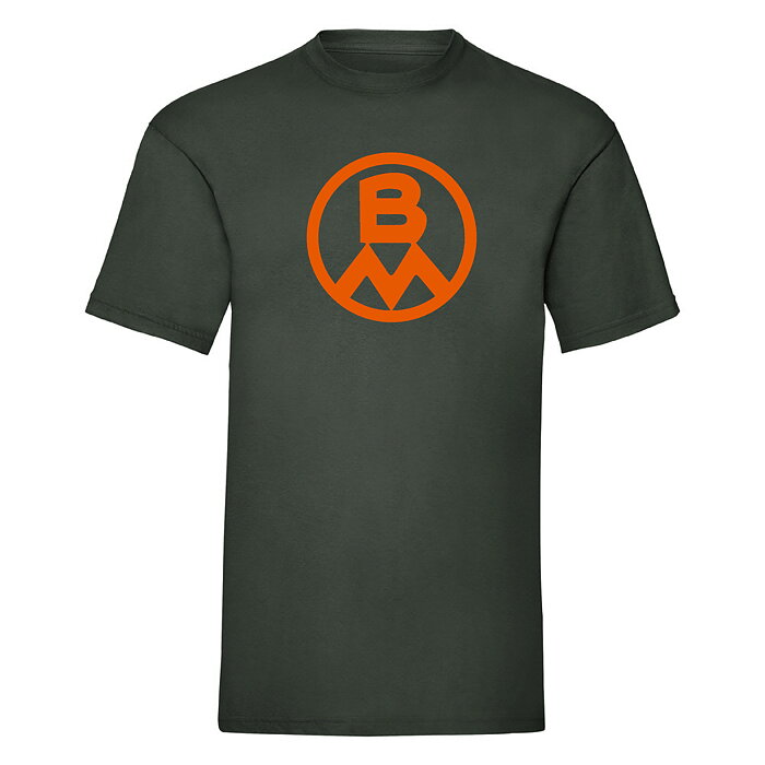 T-Shirt Bolinder Munktell "Rund logo 2" Mörkgrön