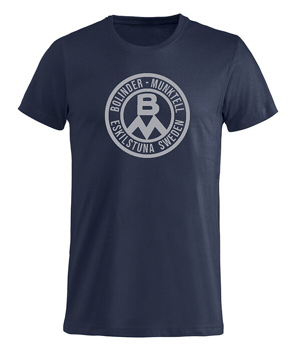 T-Shirt "Bolinder Munktell Eskilstuna Sweden" - NAVY