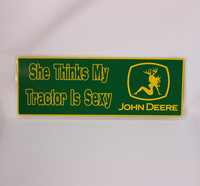 Dekal John Deere "UTGÅR"
