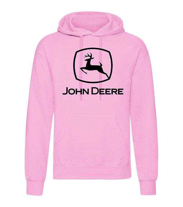 Huvtröja John Deere Rosa 