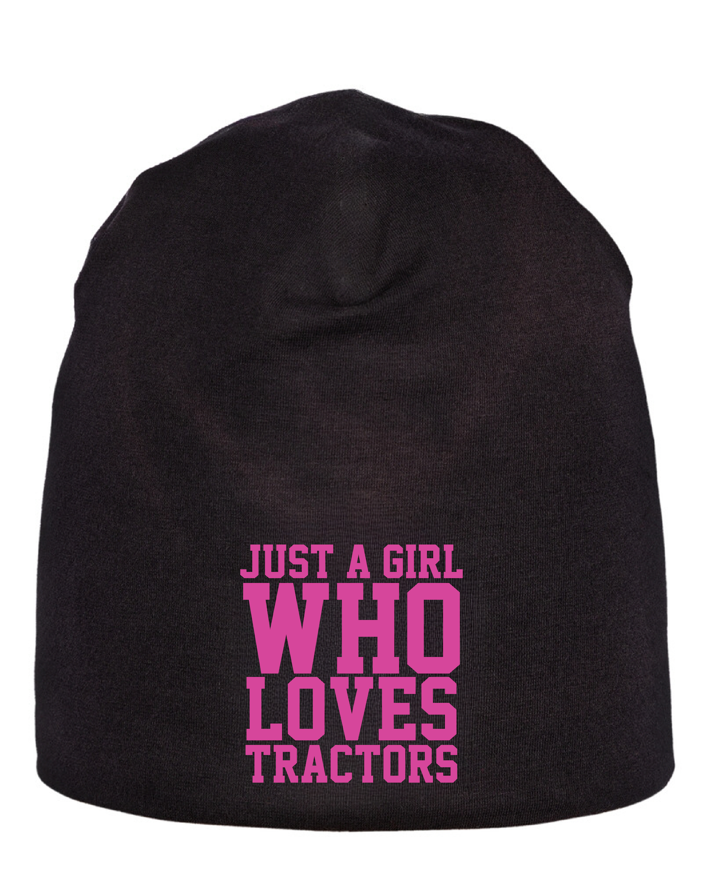 Mössa Barn " Just a girl who loves tractors"