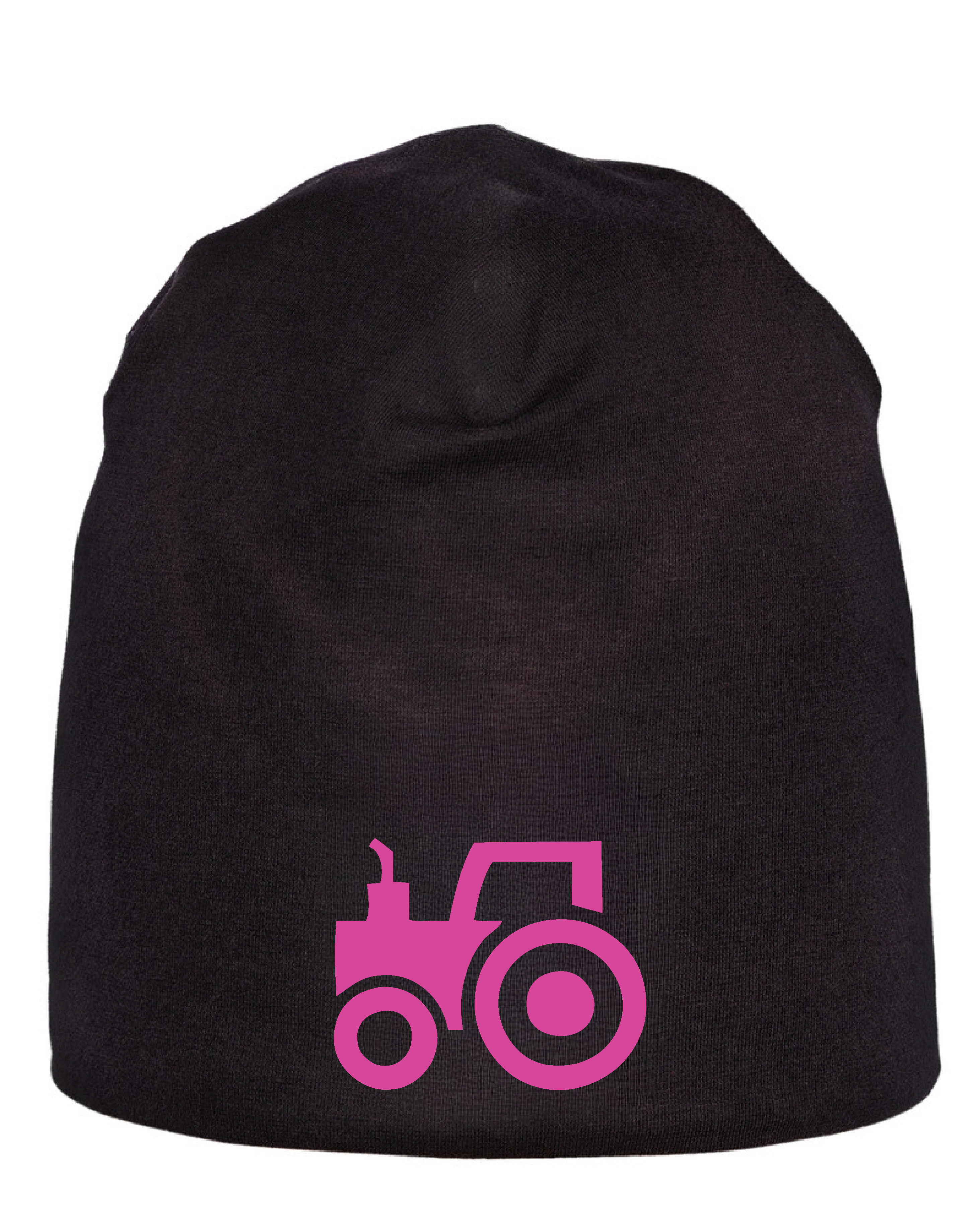 Mössa Barn "Traktor Neon Rosa"-Svart