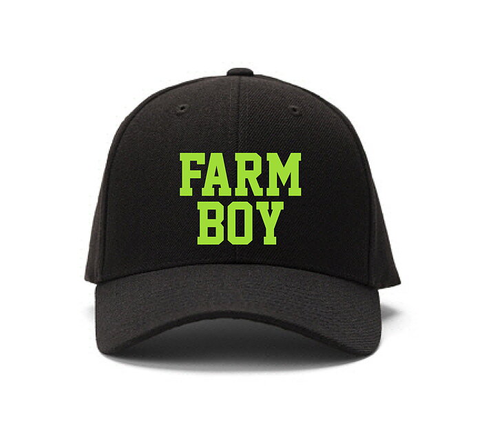Keps Barn "FARM BOY" - Svart