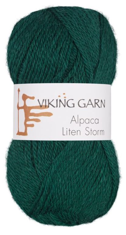 Alpaca Liten Storm - Jadegrön