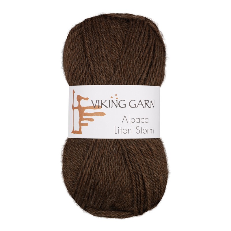 Alpaca Liten Storm - Mörk brun