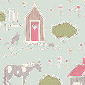 Tilda - Farm Tools  Mist