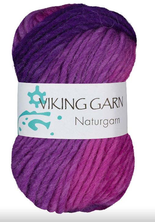 Naturgarn - Multi rosa/lila