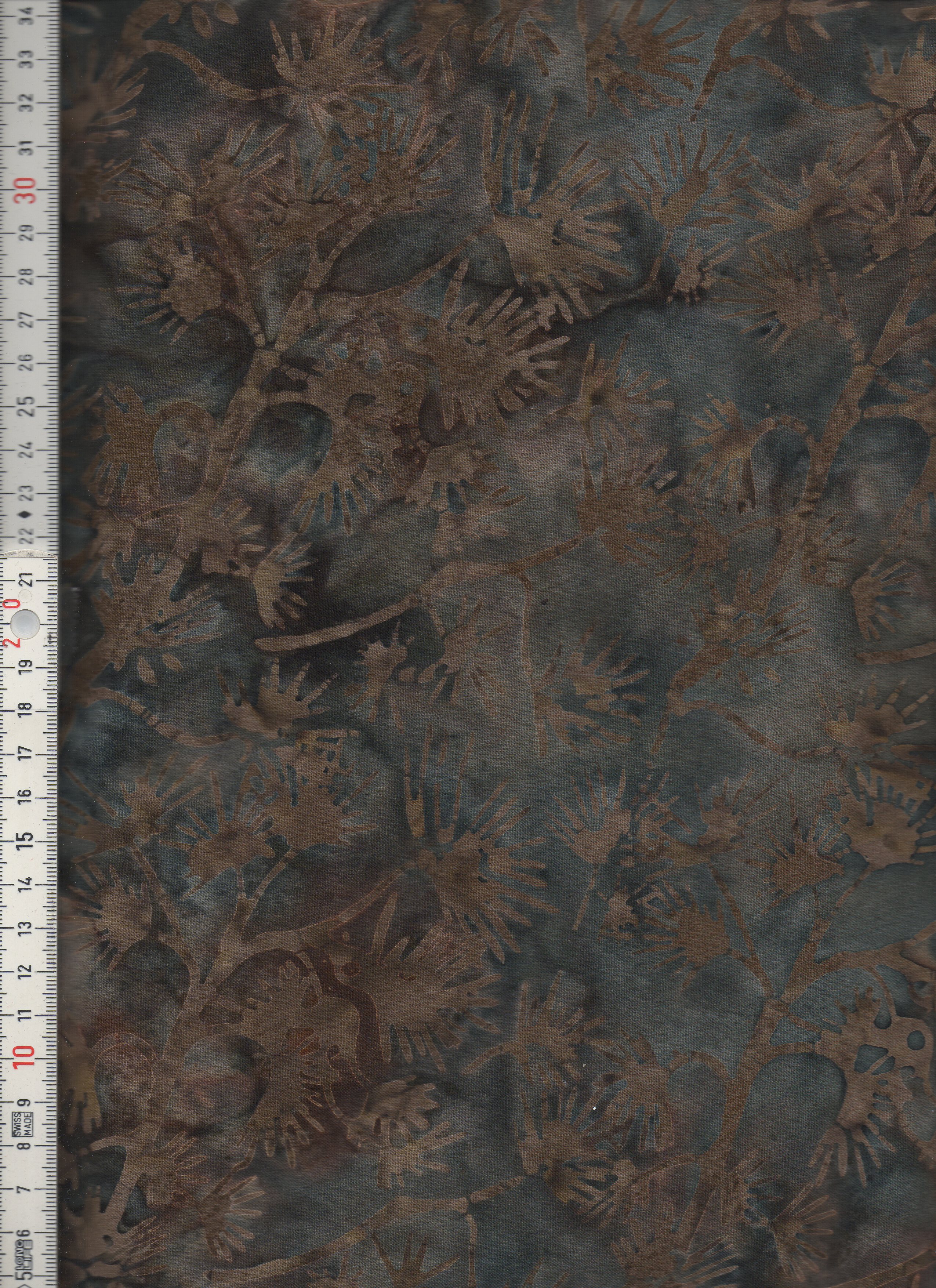 Batik - Grön/Beige/Brun