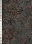 Batik - Grön/Beige/Brun