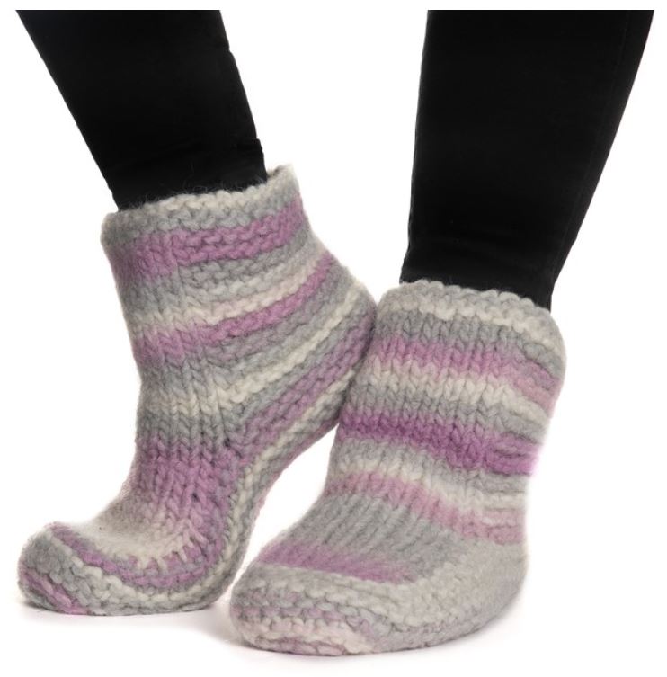 Naturgarn - Multi rosa/grå - 2