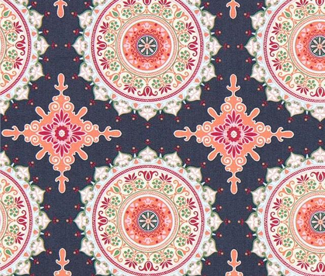 Gütermann Marrakesch Blå Mandala - 2