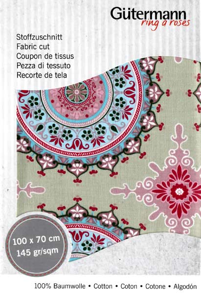 Gütermann Marrakesch Grön Mandala