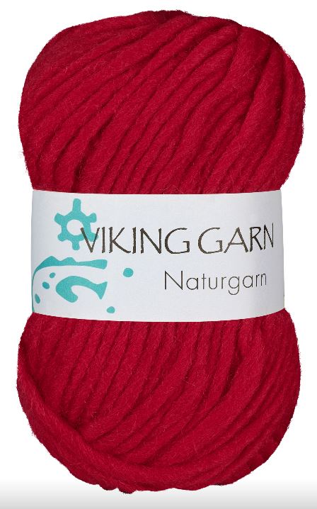 Naturgarn - Röd