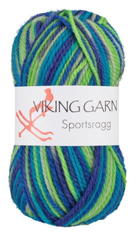 Sportragg - Multi Blå/Grön