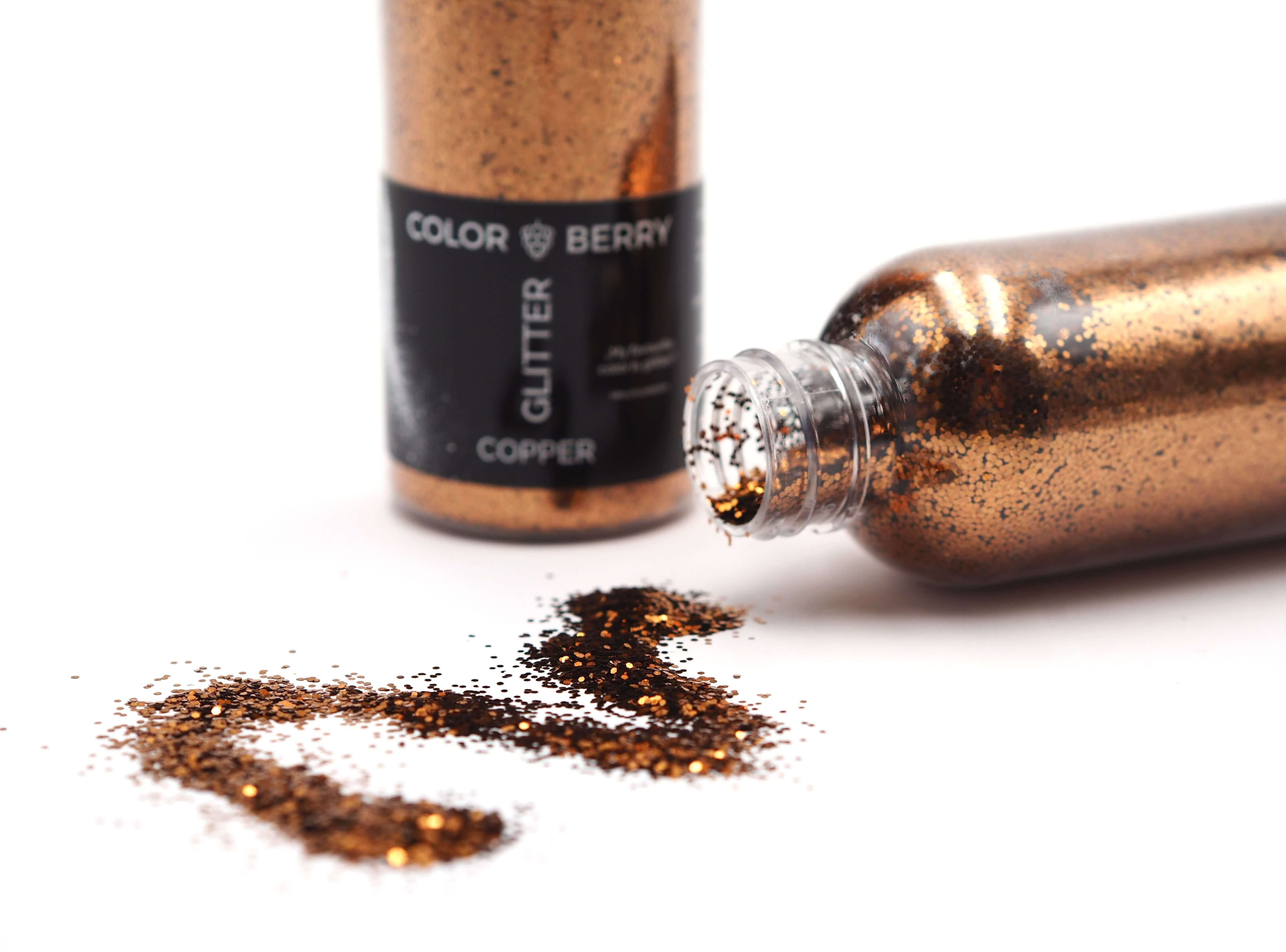 Glitter Dusty Copper Chunkey