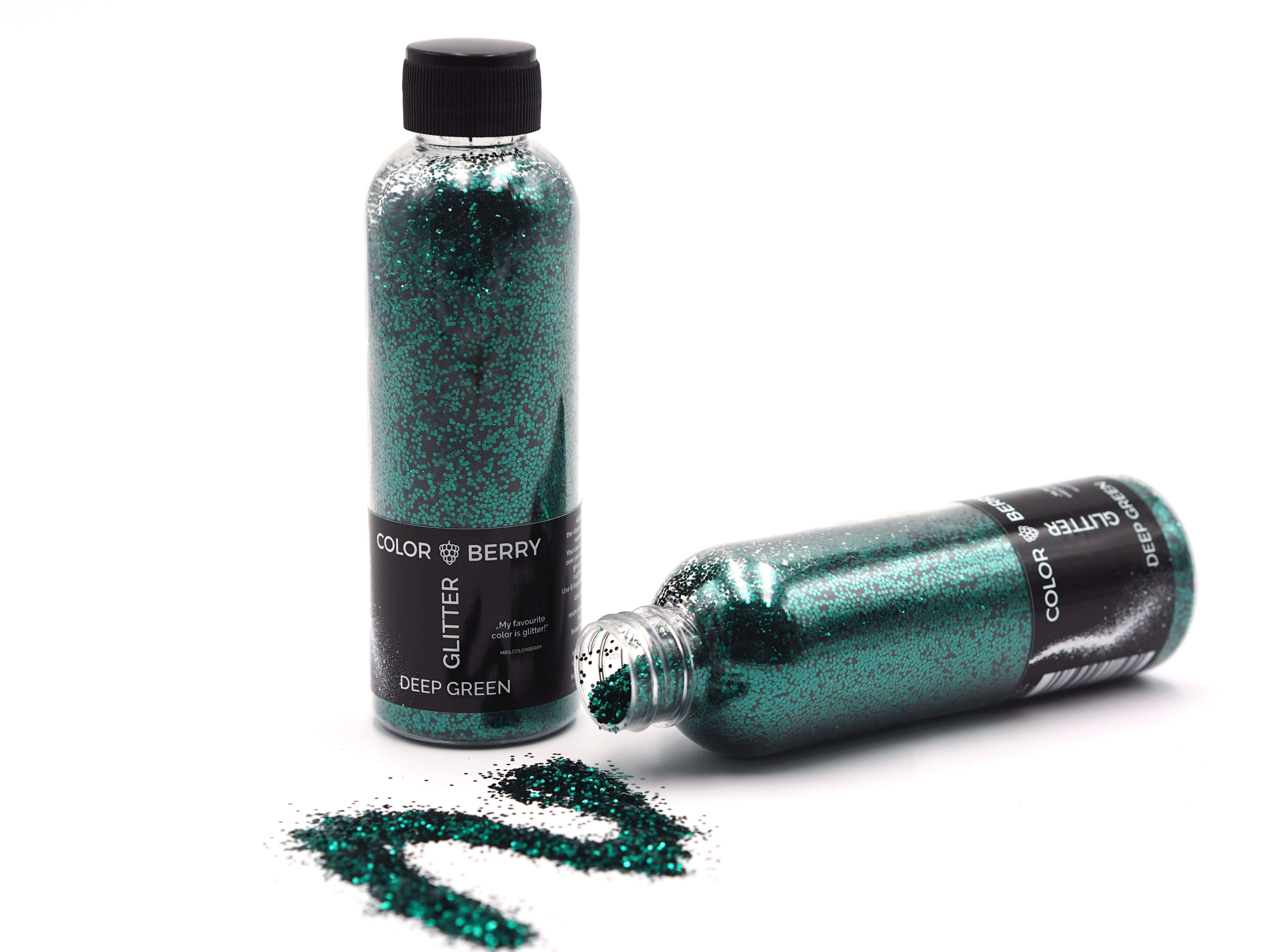 Glitter Dusty Deep Green Chunkey - 2