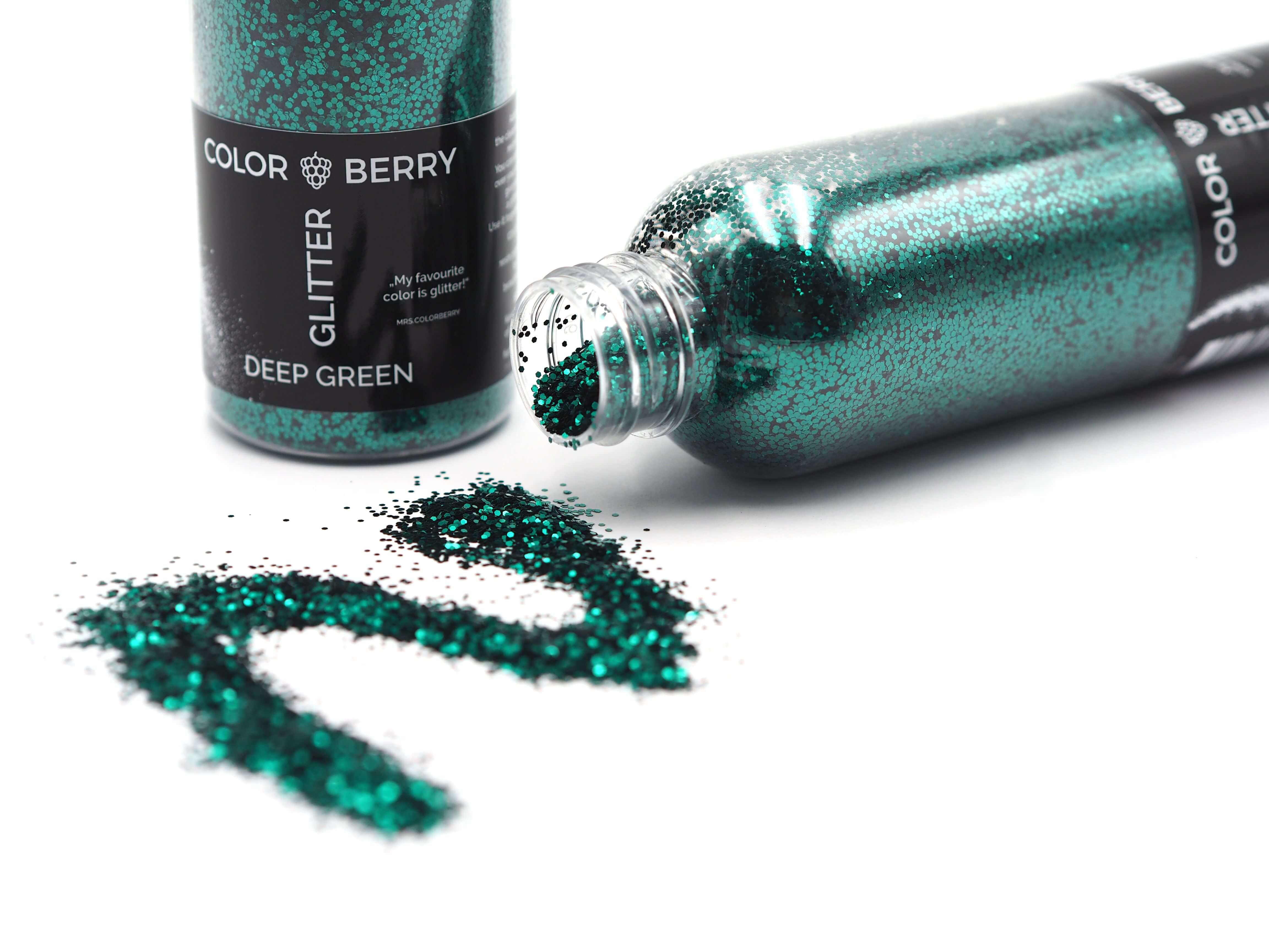 Glitter Dusty Deep Green Chunkey