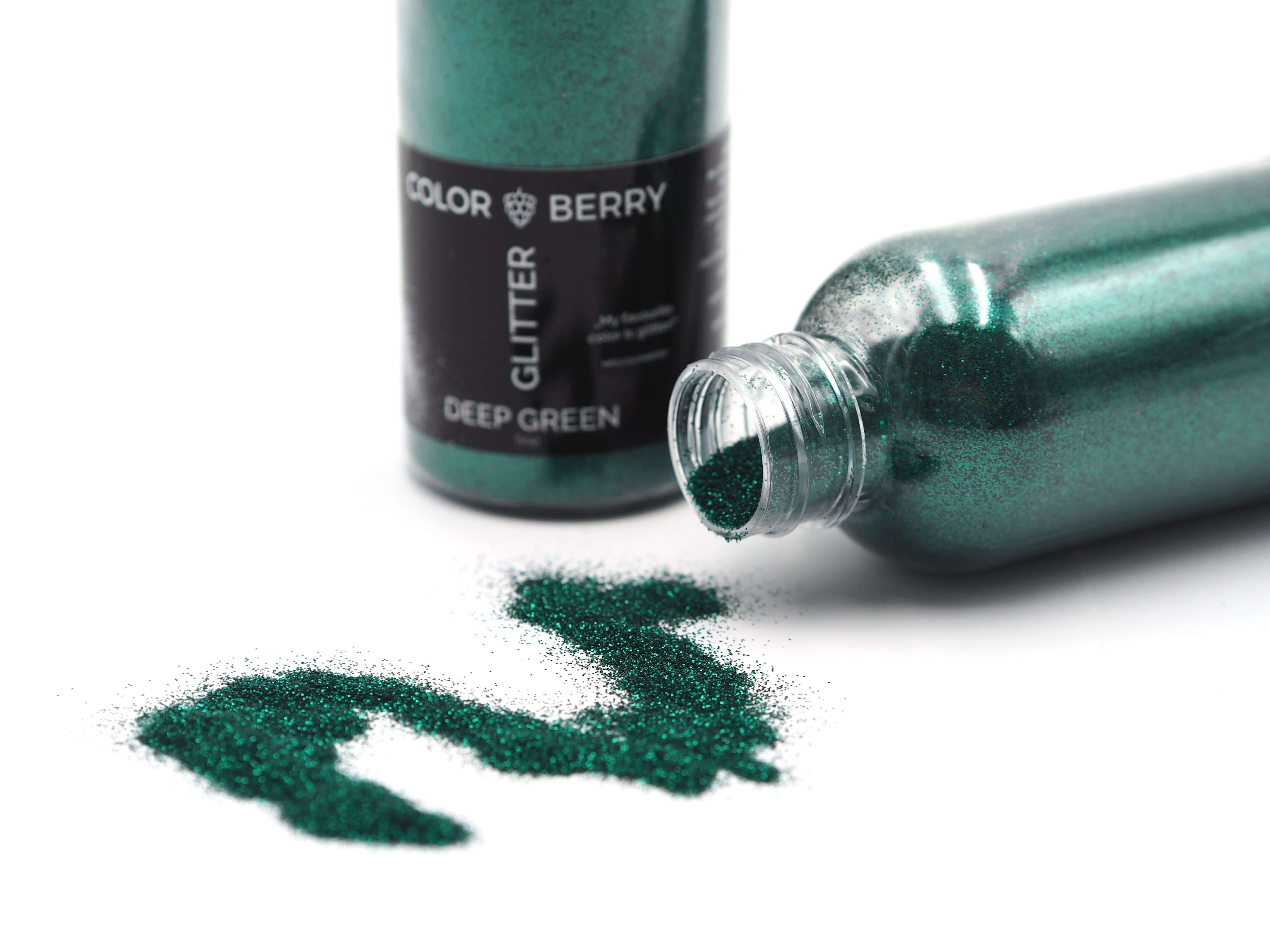 Glitter Dusty Deep Green Fine