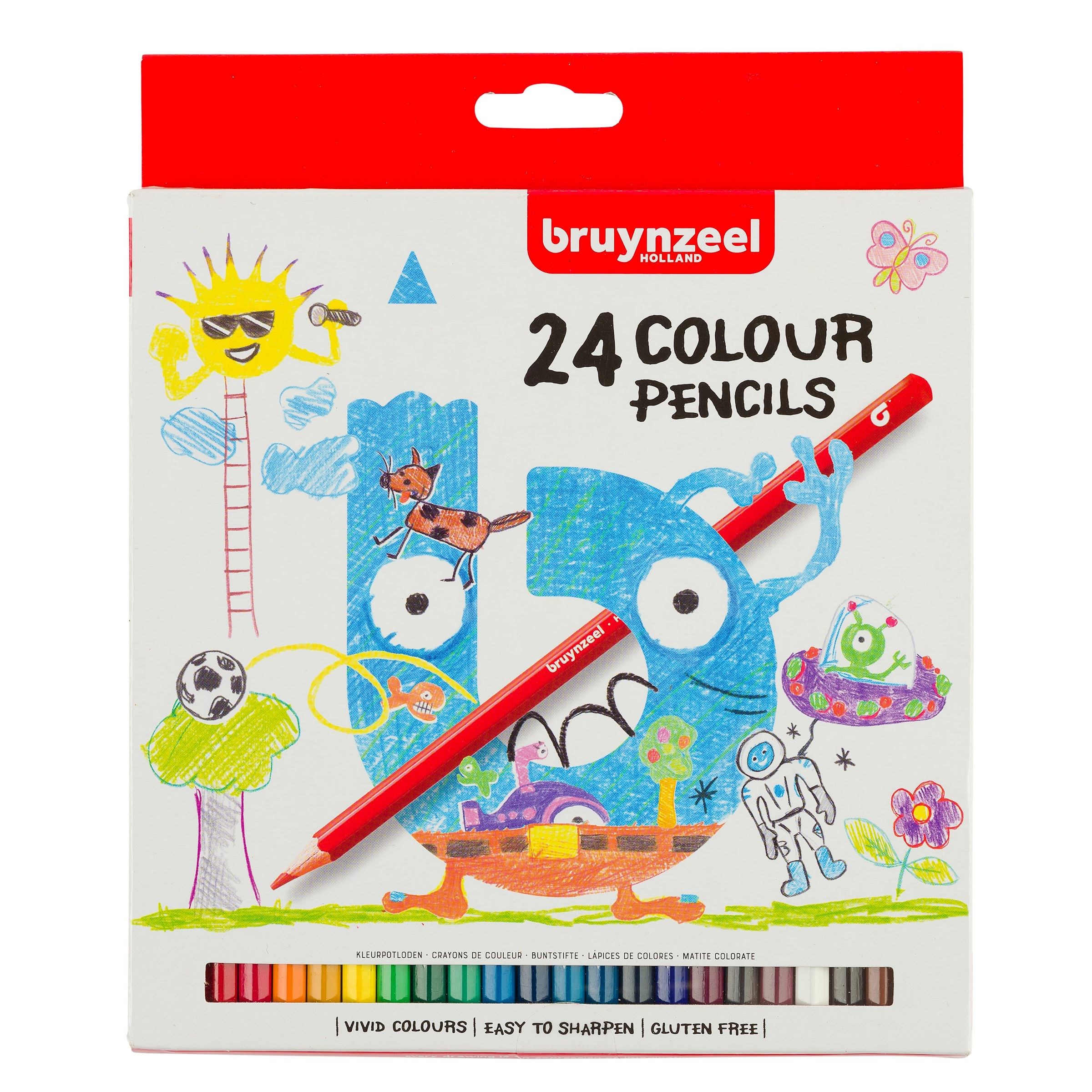 BRUYNZEEL Kids Colour Pencils Set 24
