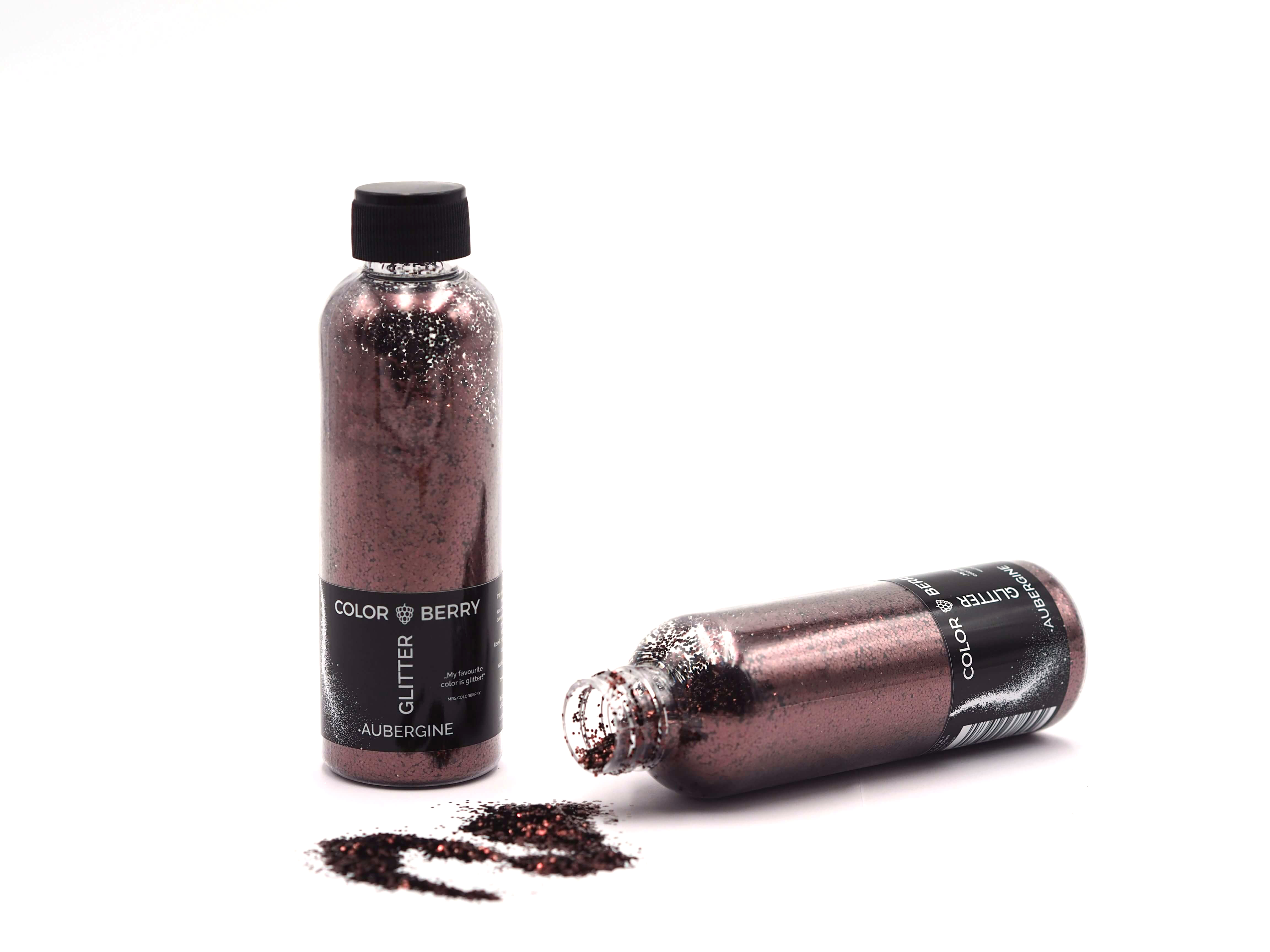 Glitter Dusty Aubergine Chunkey - 2