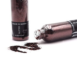 Glitter Dusty Aubergine Chunkey