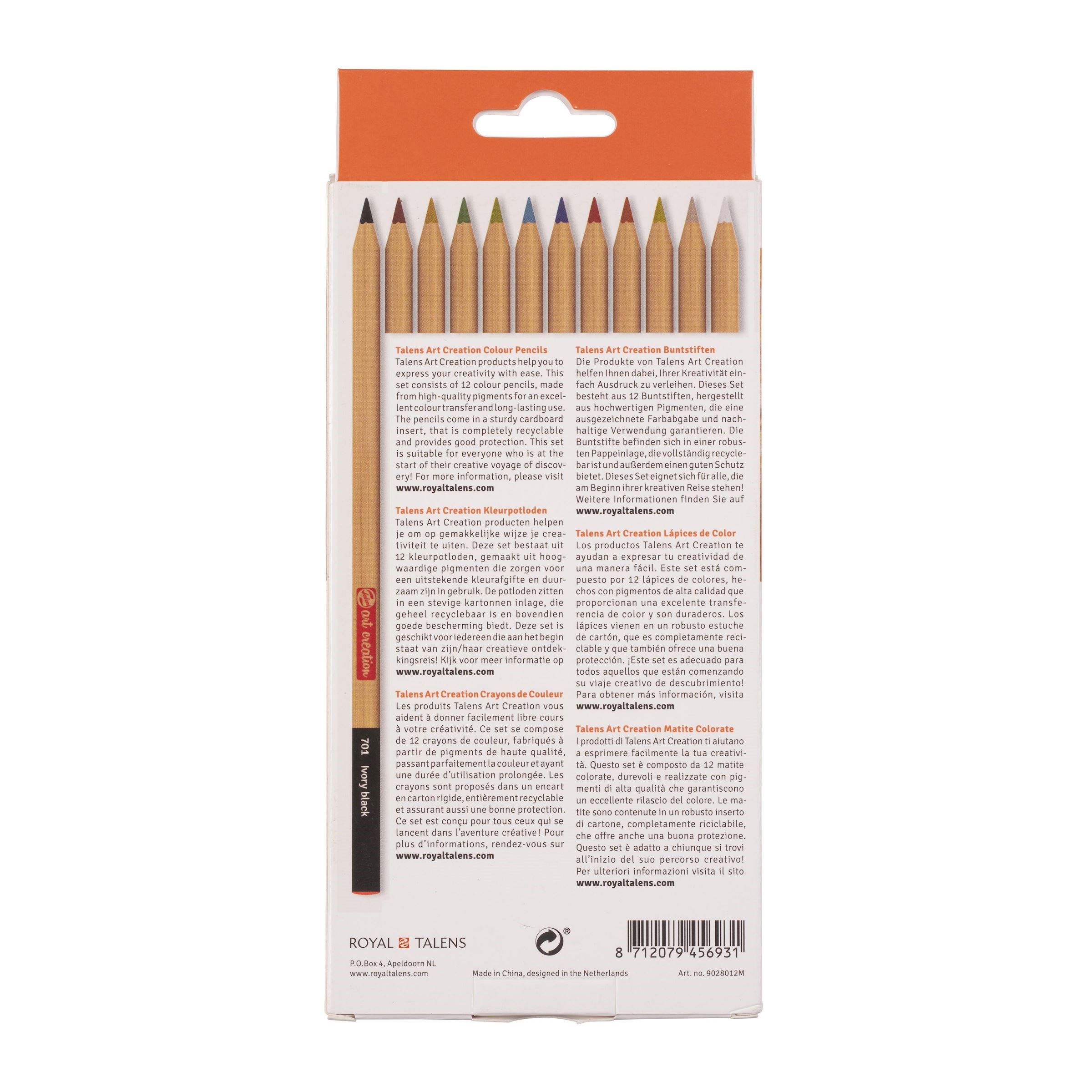 TALENS ART CREATION PENCILS Colour Pencils Set 12 - 4
