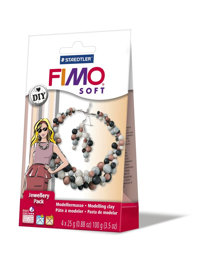 FIMO ® mjuka DIY smyckenpaket "pärla"
